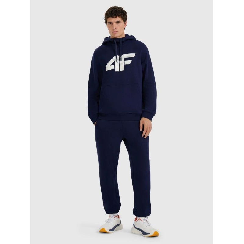 Men's sweatshirt with hood, open, 4F 4FRMM00TSWSM2477-31S 4f