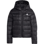 Women's adidas Essentials Climawarm Light Down Hoodie Jacket Black KC1580 In preparation Adidas