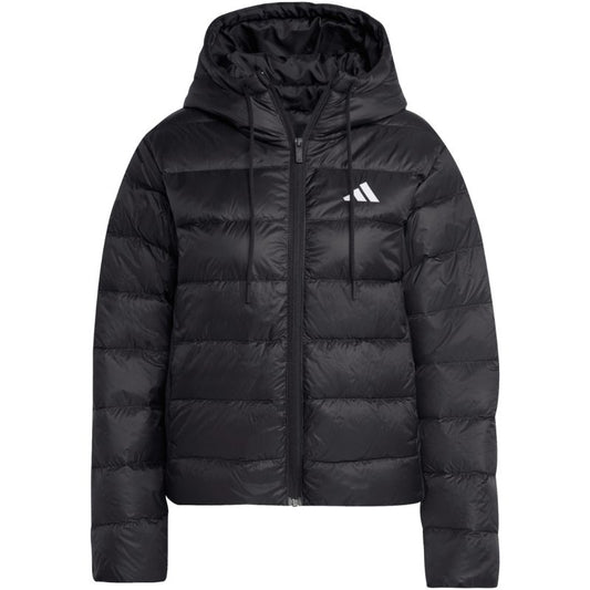 Women's adidas Essentials Climawarm Light Down Hoodie Jacket Black KC1580 In preparation Adidas