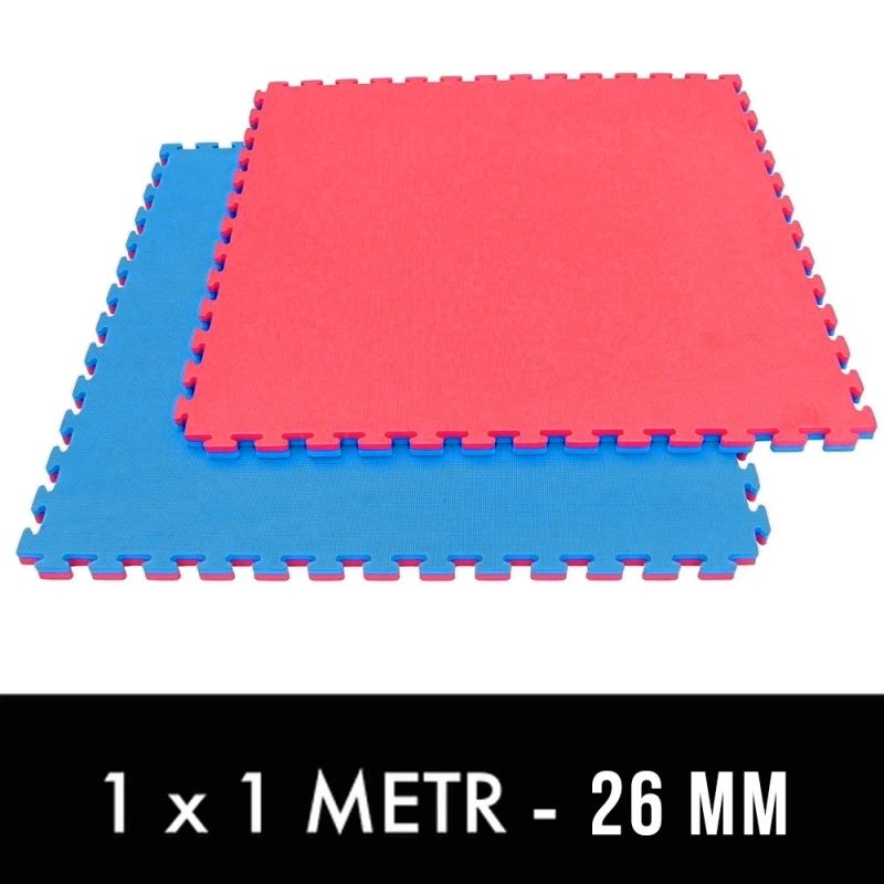 Exercise mat with Safety Certificate - Puzzle 1x1m - Tatami 26mm Maty Tatami Your Sports Performance