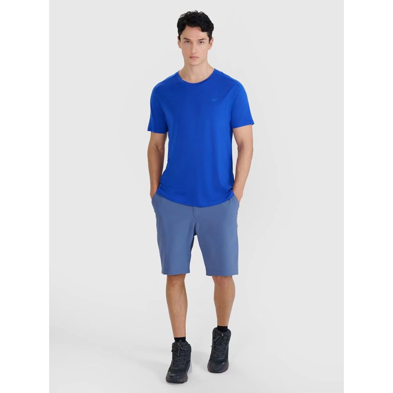 Men's Merino Wool Trekking T-shirt 4F 4FWSS25TFTSM1268-36S *Kategoria tymczasowa Your Sports Performance