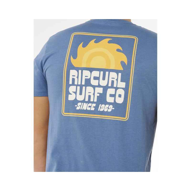 RIP CURL Pacific Rinse Sunrise Tee Men's Blue