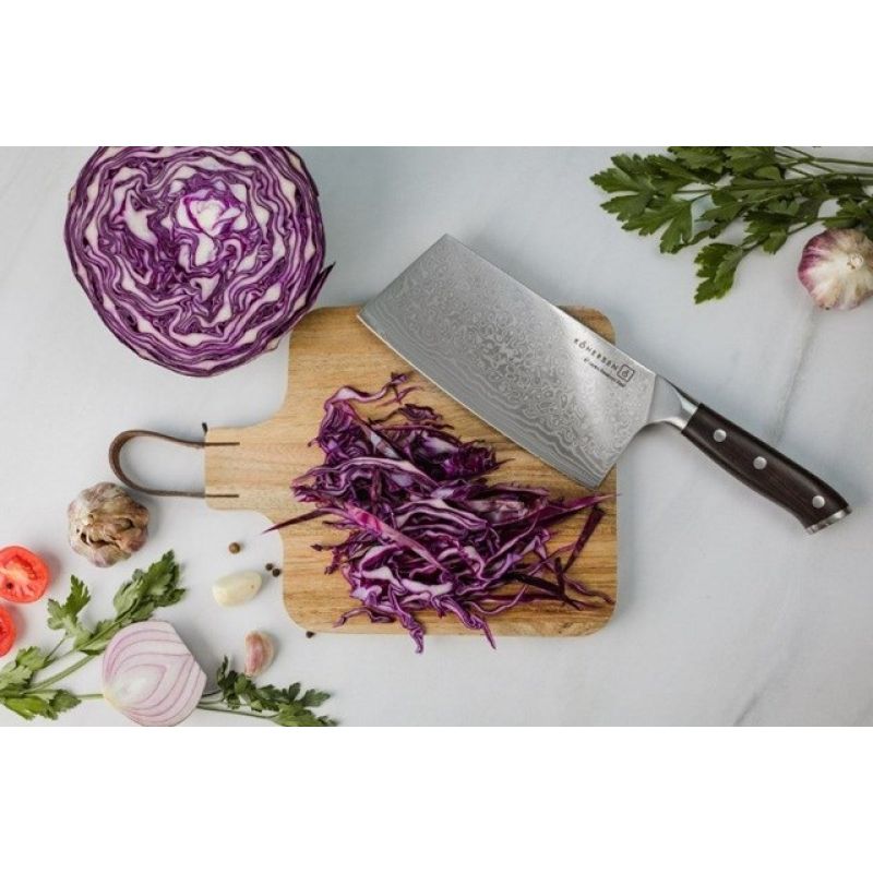Cleaver Kohersen Elegance Ebony Wood cleaver 16.5 cm AGD - Produkty/Sztućce i przybory kuchenne Your Sports Performance
