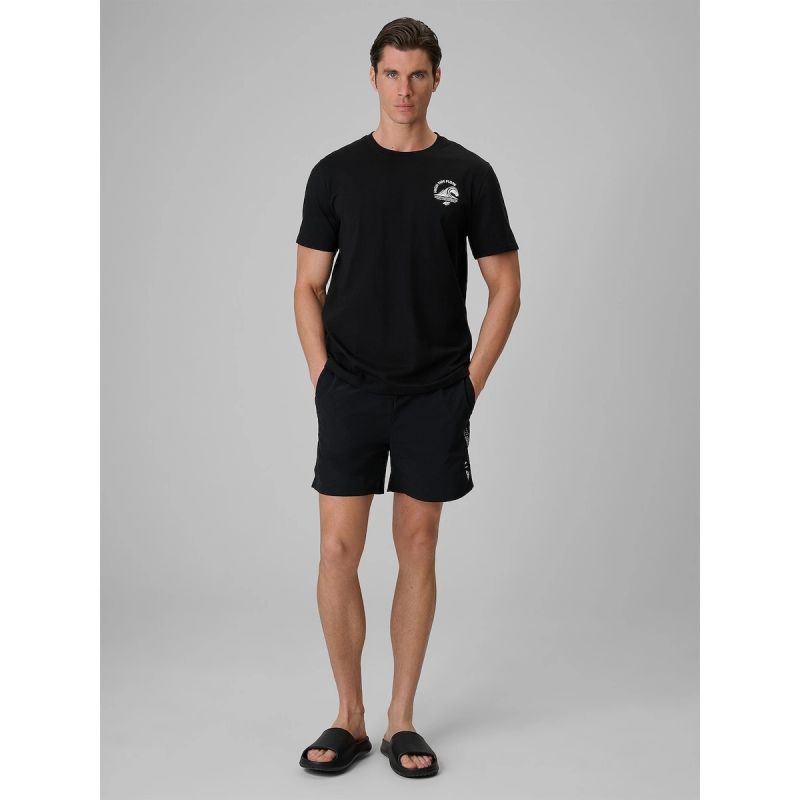 Men's relaxed T-shirt with print 4F 4FRSS26TTSHM4296-20S