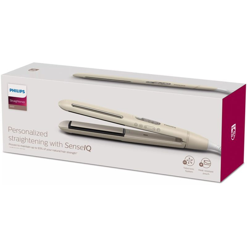 Philips 8000 BHS838/00 Hair Straightener with SenseIQ Technology AGD - Produkty/Prostownice do włosów Your Sports Performance