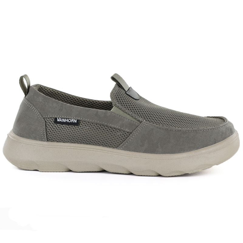 Men's Khaki Slip-On Shoes Vanhorn WN32302 VanHorn