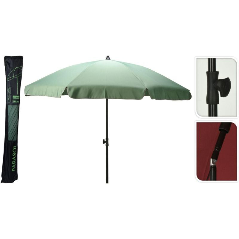 GARDEN UMBRELLA 185CM GREEN Home and Garden/Garden Your Sports Performance