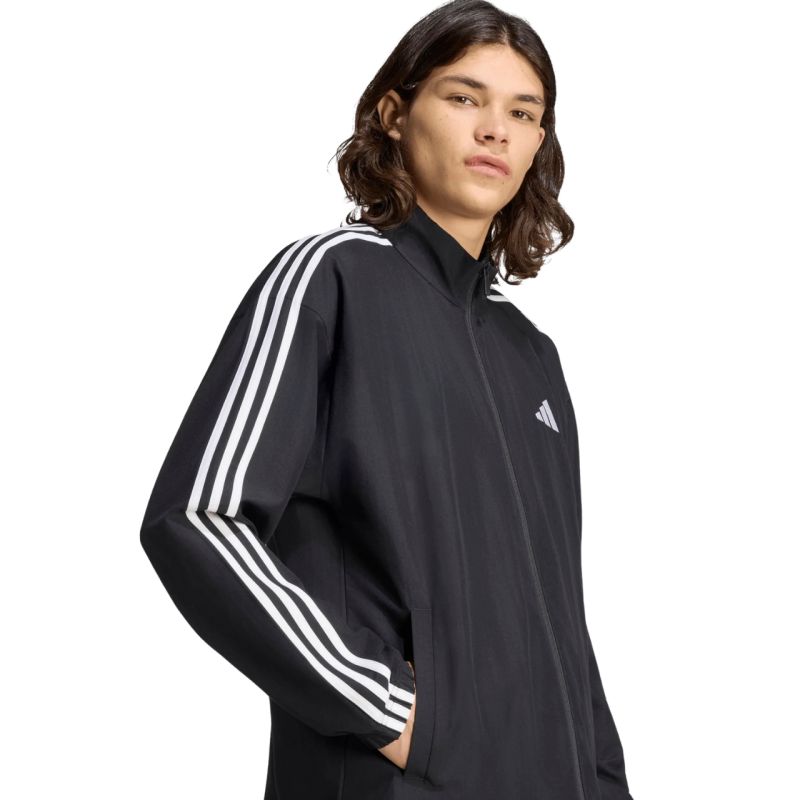 adidas 3-Stripes Woven Men’s Tracksuit Black KY2301