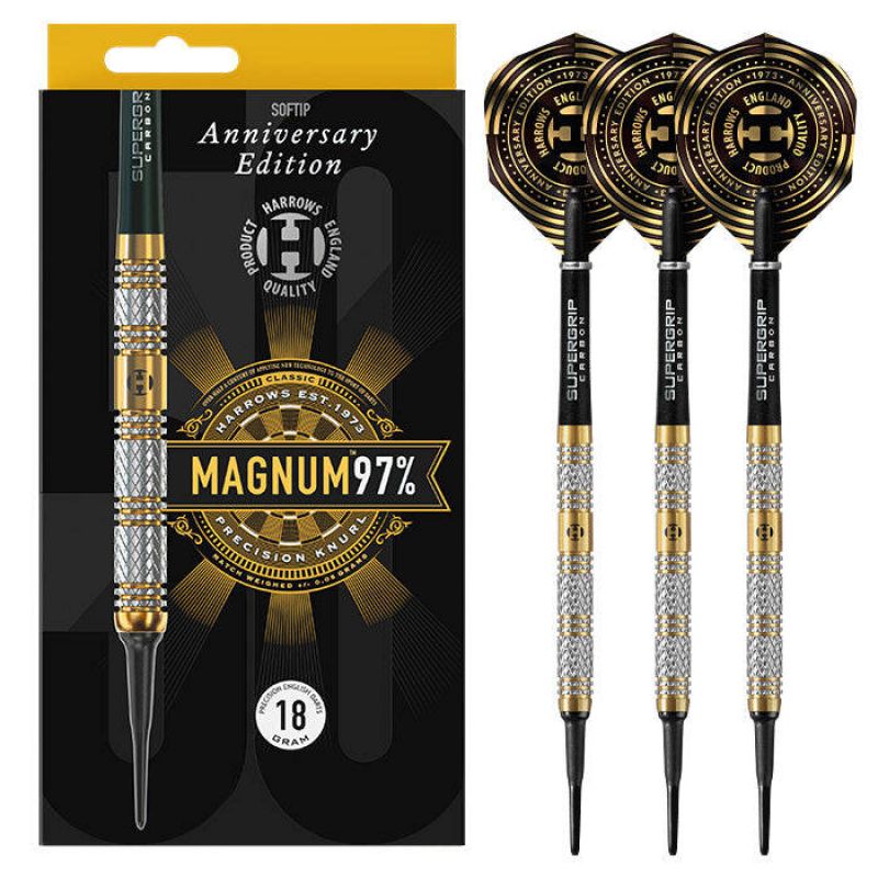 Harrows MAGNUM 97% 50th ANNIVERSARY EDITION softip darts In preparation Your Sports Performance