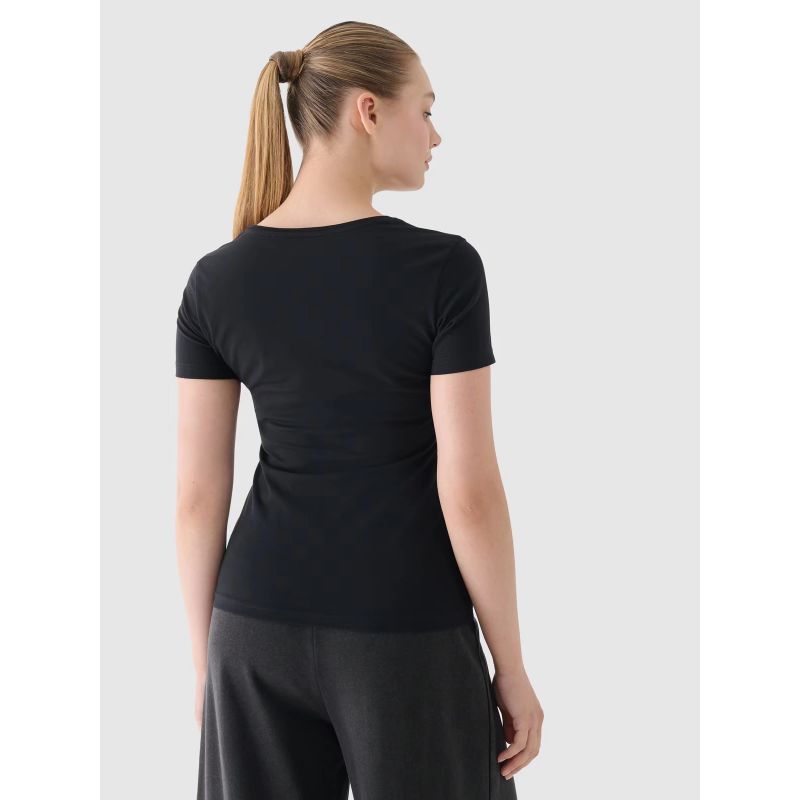 Slim T-shirt with print for women 4F 4FWMM00TTSHF1846-20S *Kategoria tymczasowa Your Sports Performance