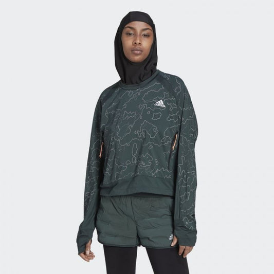 Adidas X-City Running Crewneck Jacket W HC6323 Clothing/Running Adidas