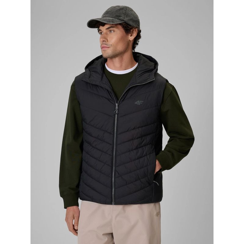 Men's vest with synthetic filling 4F 4FRAW26TVJAM405-20S