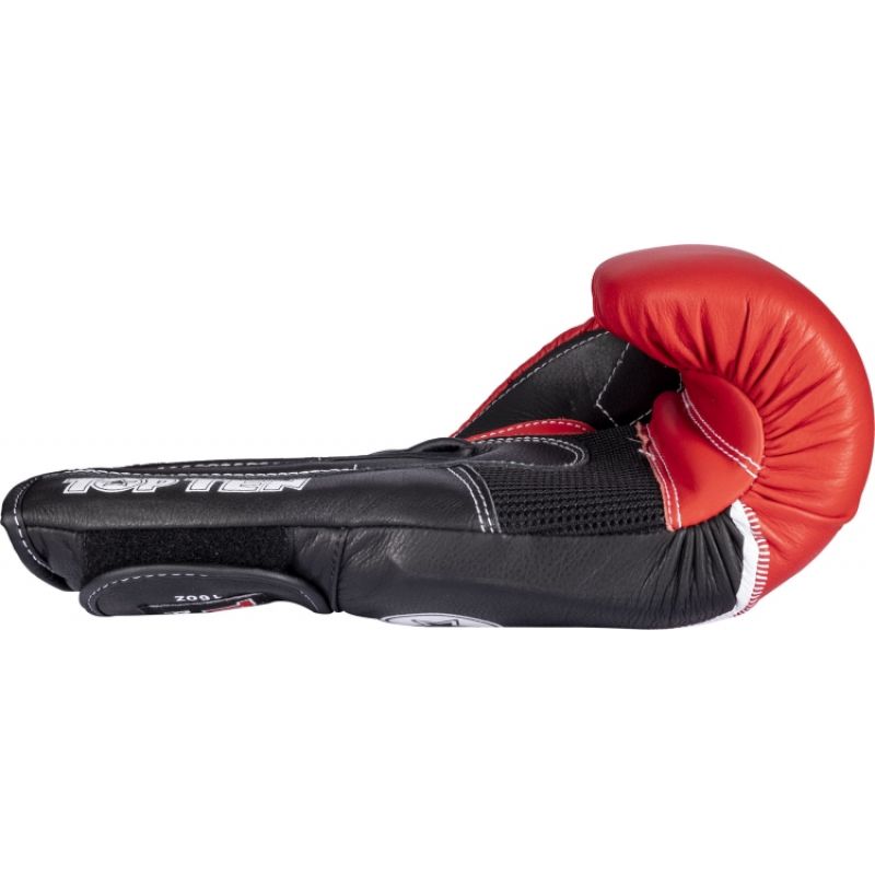 TOP TEN RTT-4Select Leather Boxing Gloves 10 oz Red and Black In preparation Your Sports Performance