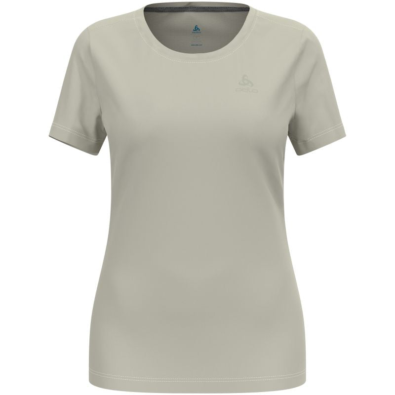 Women's Odlo F-DRY Crew Neck T-Shirt, Short Sleeve, Grey