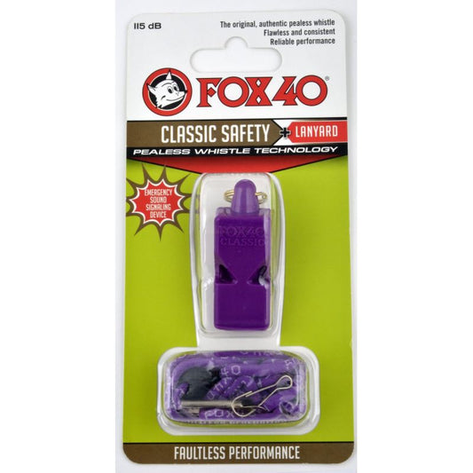 FOX Classic whistle + string 9903-0808 purple Accessories/Referee accessories Your Sports Performance