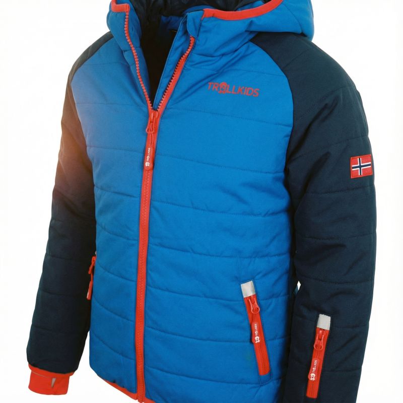 Trollkids Kids Hafjell Snow Jacket PRO waterproof insulated jacket for boy/girl (514-117) Trollkids