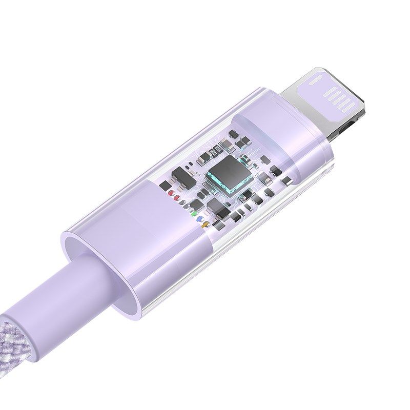 Baseus Gem 2.4A 1m Cable (Purple) In preparation Your Sports Performance