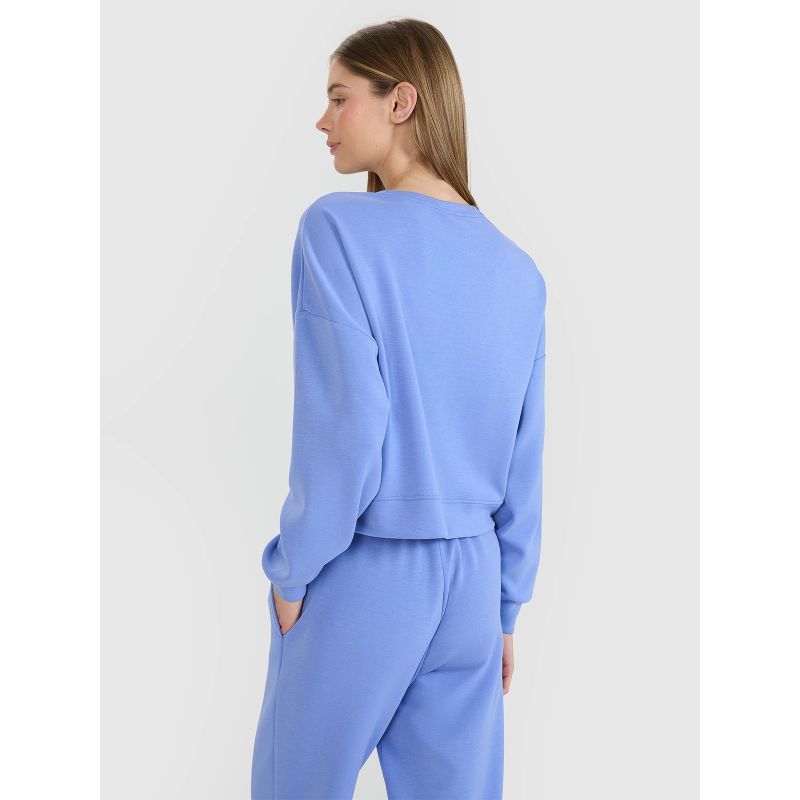 Women's sweatshirt with open zipper and modal 4F 4FWSS25TSWSF1576-33S *Kategoria tymczasowa Your Sports Performance
