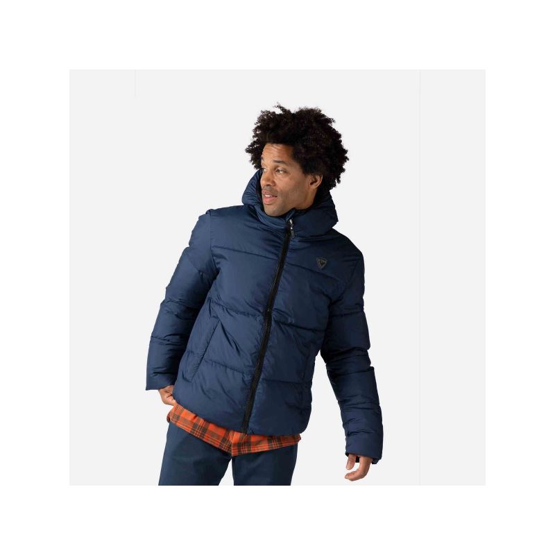 Rossignol Puffy Hood Jkt Navy Blue Jacket Import z PMSport Your Sports Performance