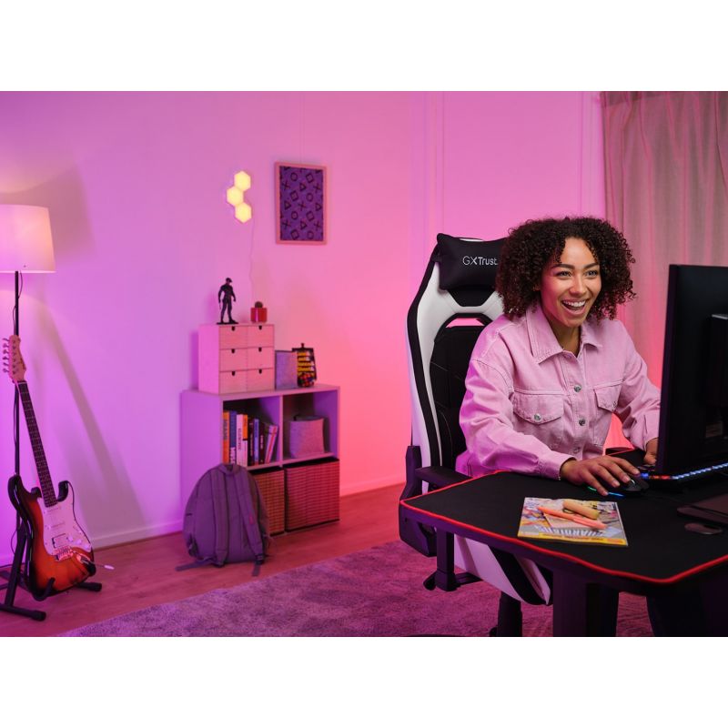 TRUST GXT 714W Ruya Gaming Chair Gaming PC/Fotele gamingowe Your Sports Performance