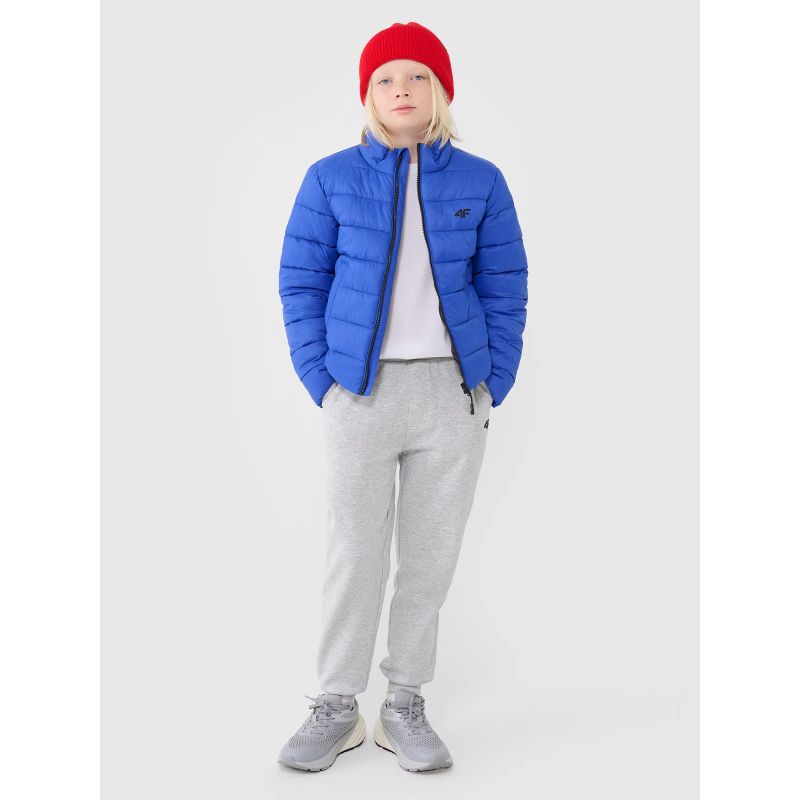 Boy's down jacket with synthetic filling 4F 4FJWSS25TDJAM520-36S *Kategoria tymczasowa Your Sports Performance