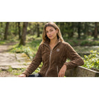 Women’s Fleece Jacket Geographical Norway TICARINA TAUPE DB LADY 0124 (WZ8082F/GN-TAUPE)