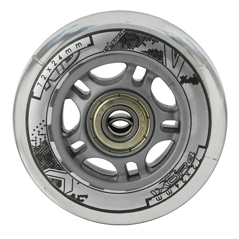 PU 72x24 82A TRANSPARENT (4 pcs.) + ABEC-7 (8 pcs.) NILS EXTREME SET In preparation Your Sports Performance