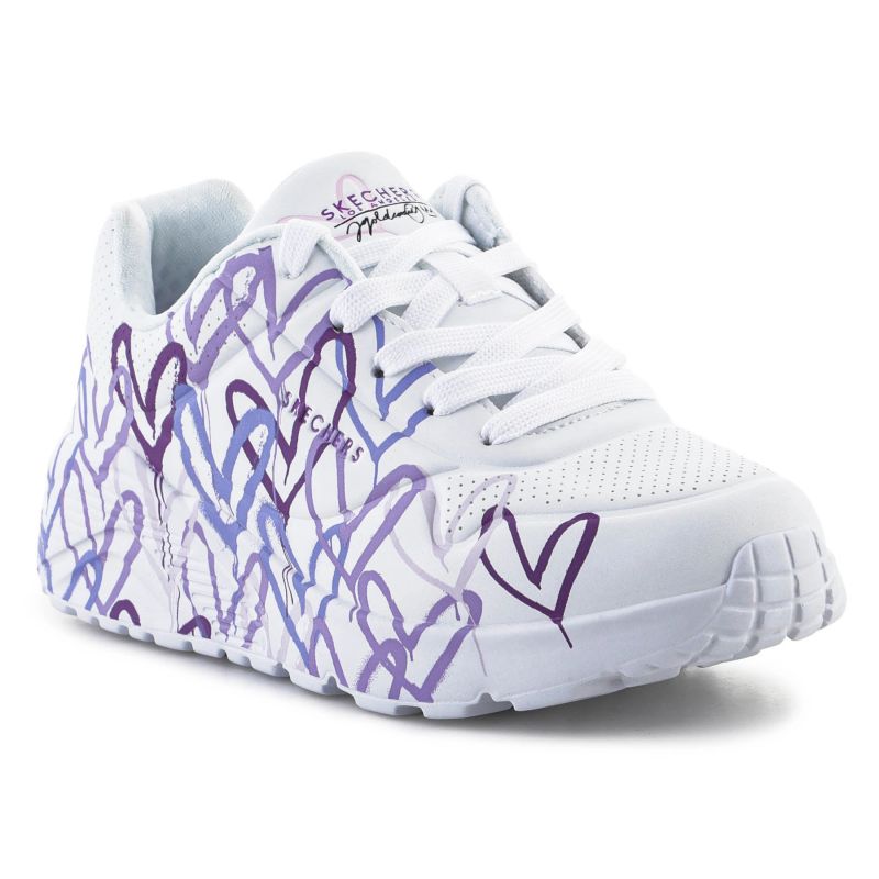Skechers JGoldcrown: Uno Lite - Spread the Love Jr 314064L-WLPR shoes Footwear/Lifestyle/Skechers Skechers