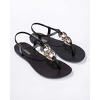 Ipanema Sandal Class women's fashionable black and gold flip-flops In preparation Your Sports Performance