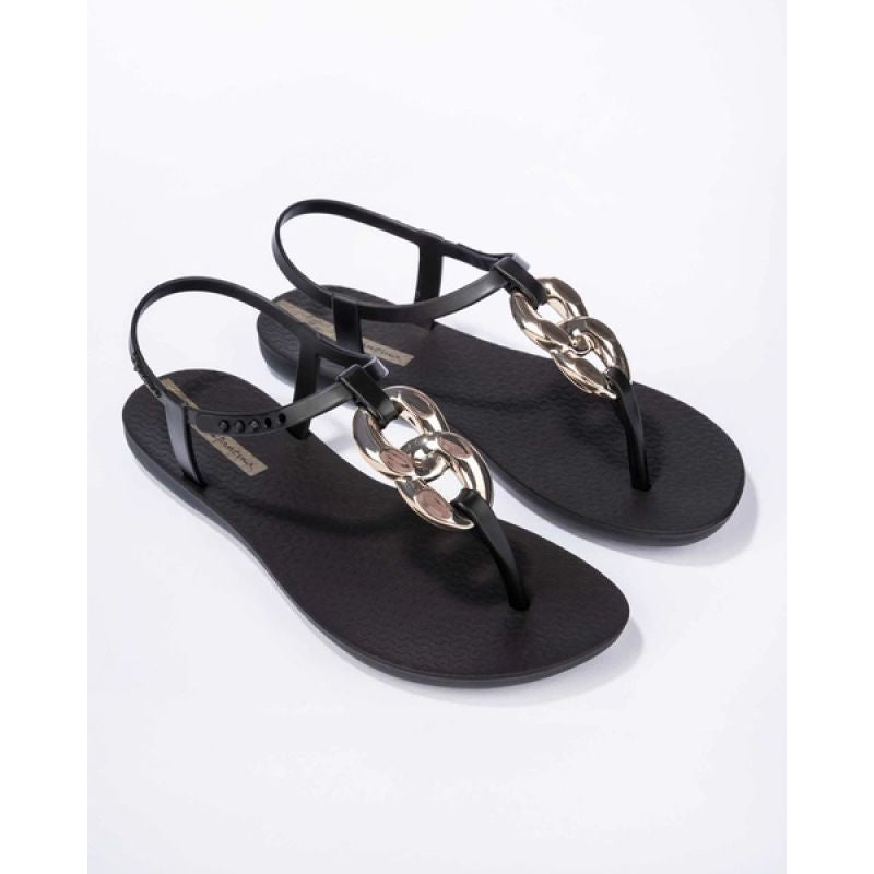 Ipanema Sandal Class women's fashionable black and gold flip-flops In preparation Your Sports Performance