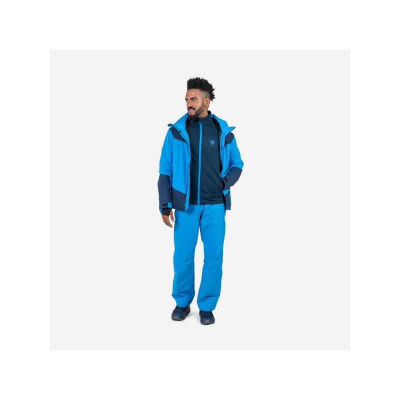 Rossignol Blackside Fleece Fz Navy Blue Sweatshirt Rossignol
