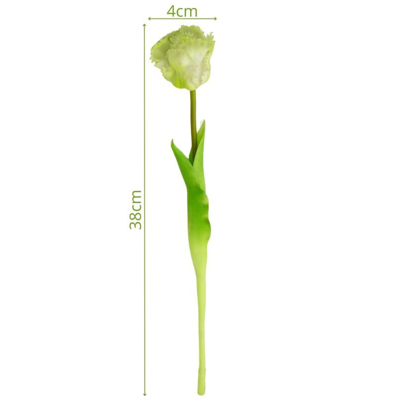 WHITE TULIP 38CM LIFE-LIKE SPRING DECORATION Home and Garden/Equipment Your Sports Performance