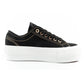 Lee Cooper women's sneakers platform black with gold In preparation Your Sports Performance