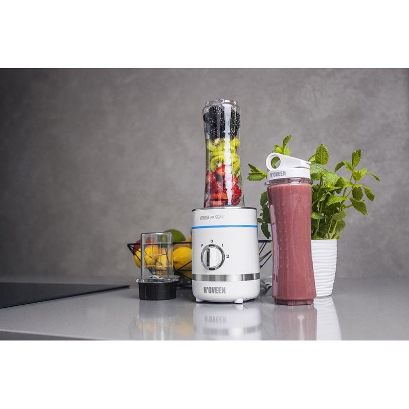 NOVEEN Sport Mix&Fit SB1100 X-LINE Jug Blender, White AGD - Produkty/Miksery / Blendery Your Sports Performance
