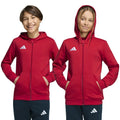 adidas Entrada 26 Full Zip Hoodie for Kids Red KH1781 To be categorized Your Sports Performance