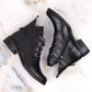 Insulated flat-heeled ankle boots Jezzi W JEZ412A, black Footwear/Outdoor/Jezzi Your Sports Performance