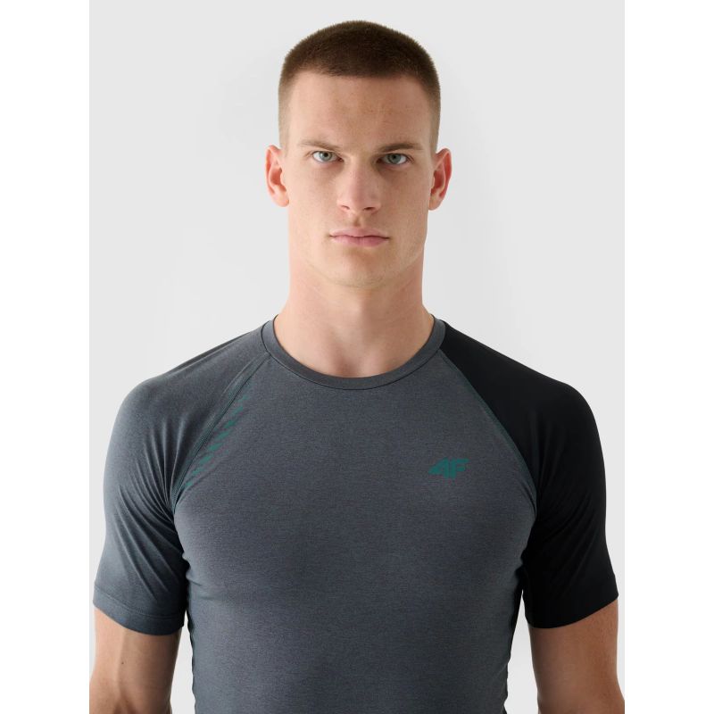 Men's quick-drying running shirt 4F 4FWAW24TFTSM0955-40M *Kategoria tymczasowa Your Sports Performance