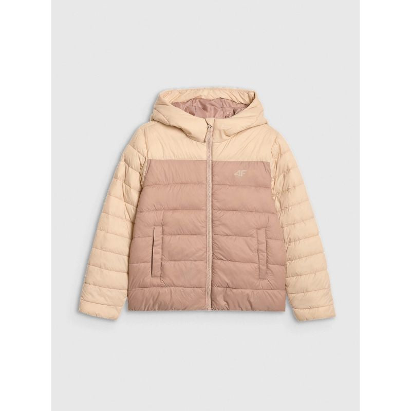Girls' down jacket with synthetic filling 4F 4FJRAW25TDJAF0771-83S Clothing Your Sports Performance