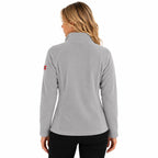 Geographical Norway TUG FZ LIGHT GREY DB LADY 268 Women's Fleece Jacket (WA1719F/GN-LIGHT GREY)