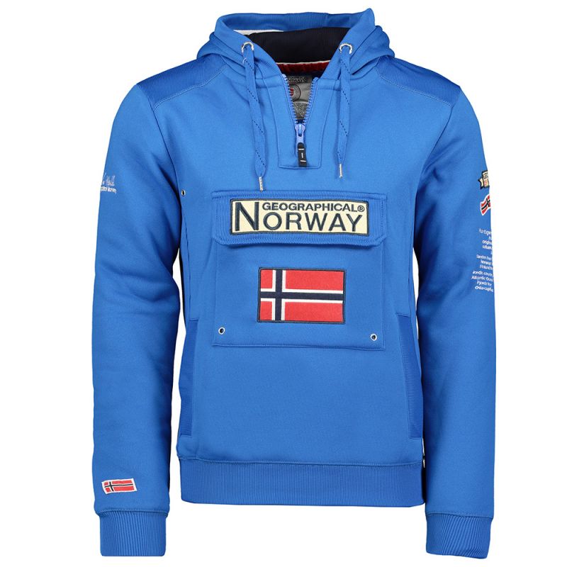 Geographical Norway Gymclass Db 100 M sweatshirt WW5525H/GN/Royal Blue Clothing/Outdoor/Geographical Norway Your Sports Performance