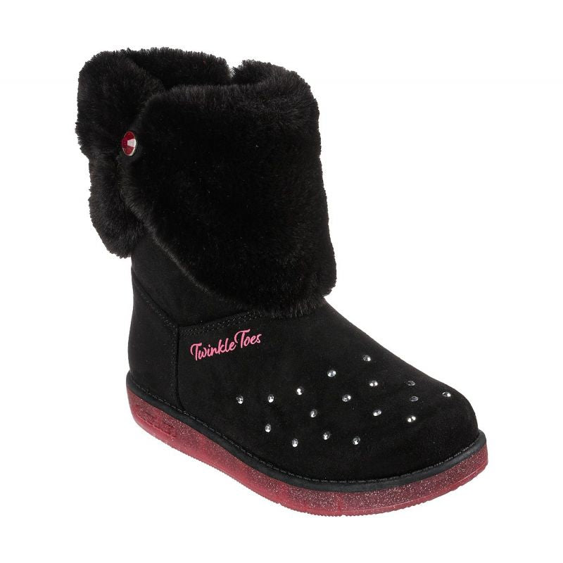 Skechers GLITZY GLAM COZY CUDDLERS JR 314851L-BLK shoes Footwear/Lifestyle/Skechers Skechers