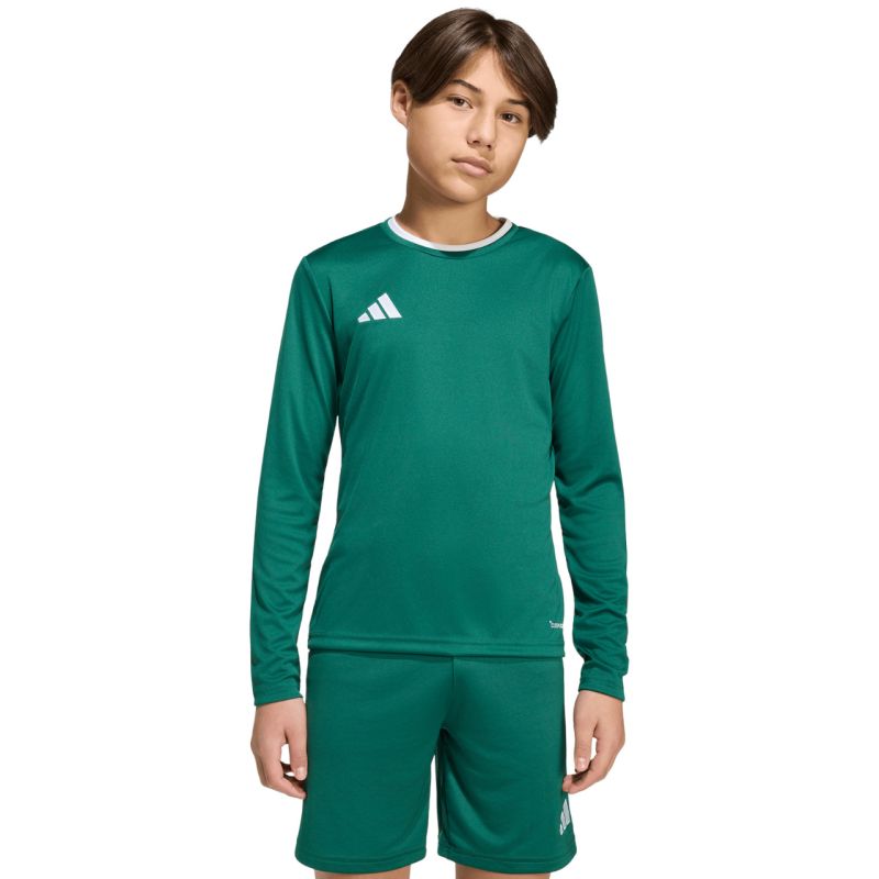 adidas Entrada 26 Long Sleeve Jersey for Kids Green KF5873