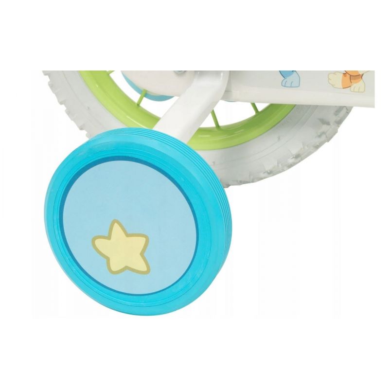 TOIMSA Bluey 12" Children's Bicycle Blue and Lime (Gry i zabawki) Sport i rekreacja/Rowery dziecięce Your Sports Performance