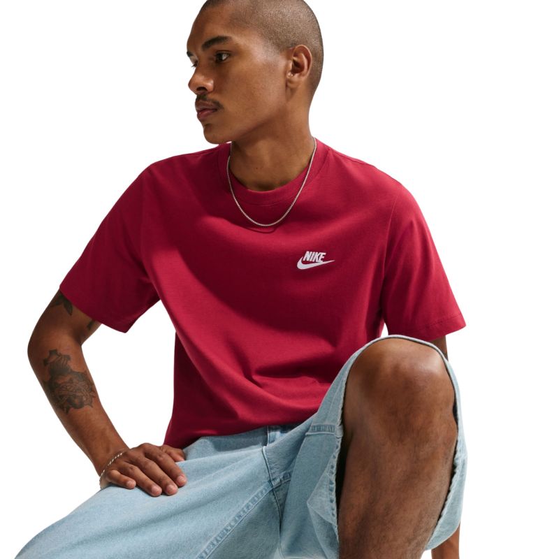 Nike Club Tee Men's T-Shirt Red AR4997 613 Clothing Your Sports Performance