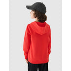 Boy's sweatshirt with hood, open, 4F Junior 4FJWMM00TSWSM1292-70S 4f