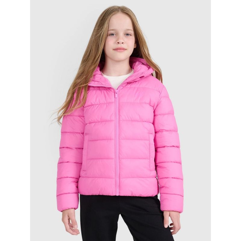 Girls' down jacket with synthetic filling 4F 4FJRAW25TDJAF0816-54S Clothing Your Sports Performance