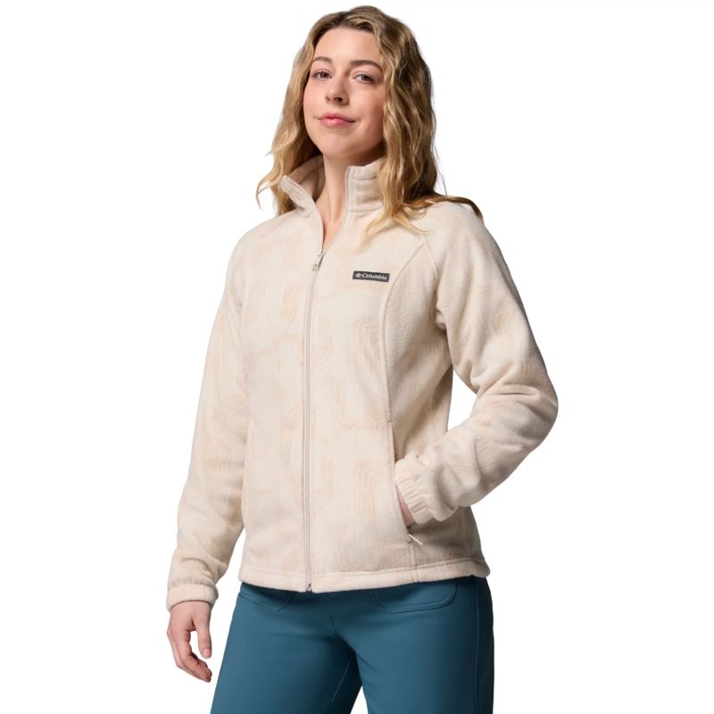 Columbia Benton Springs Printed Full Zip 2021771276 Beige L In preparation Your Sports Performance