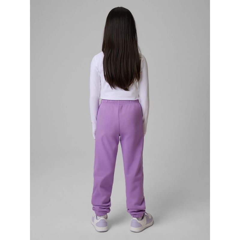 Girls' jogger sweatpants 4F 4FJRSS26TTROF1795-12S