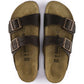 Women's/men's brown Birkenstock Arizona Nubuck Habana narrow flip-flops (52533) Footwear/Lifestyle/Birkenstock/Klapki/chodaki Birkenstock