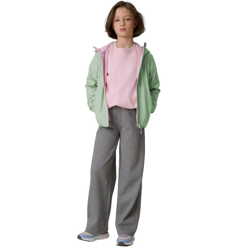 Softshell jacket for girls 4F F478 mint 4FJWSS26TSOFF478 47S